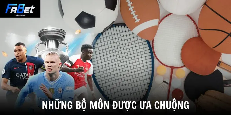 Những bộ môn được ưa chuộng